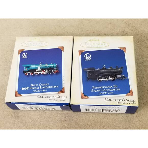 Hallmark Keepsake Lionel Train Blue Comet 400E 2002 Pennsylvania B6 2005 NEW - Picture 6 of 9